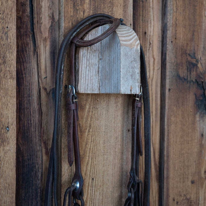 Cow Horse Supply Twisted Wire Snaffle Bridle Rig w/Single Ear Headstall