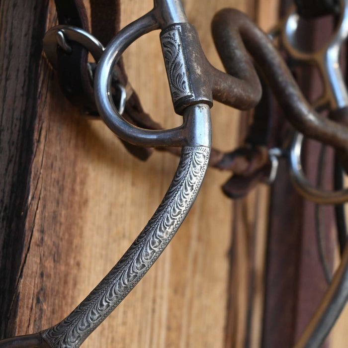Nickers Solid Port Bridle Rig w/Split Ear Headstall
