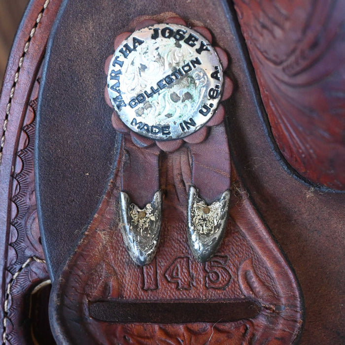14.5" USED CIRCLE Y MARTHA JOSEY BARREL SADDLE Saddles - Used Circle Y Saddlery