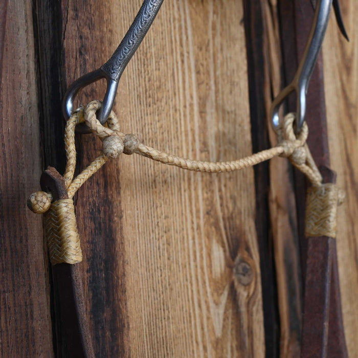 Nickers Solid Port Bridle Rig w/Split Ear Headstall