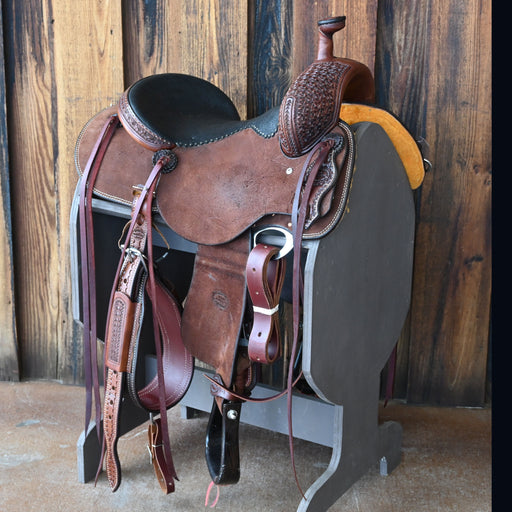 15" TESKEY'S PRO CUTTER RANCH CUTTER SADDLE Saddles - New Teskey's Saddlery