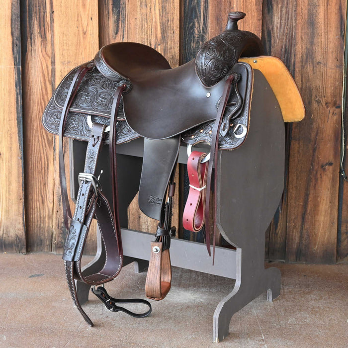 16" JEFF SMITH SAM HOUSTON COWBOY SADDLE