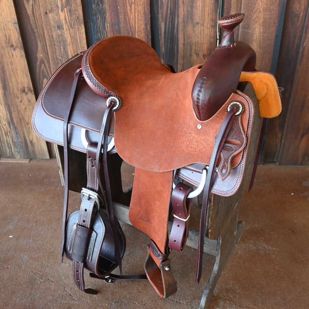 15" JEFF SMITH ROPING SADDLE Saddles Jeff Smith   