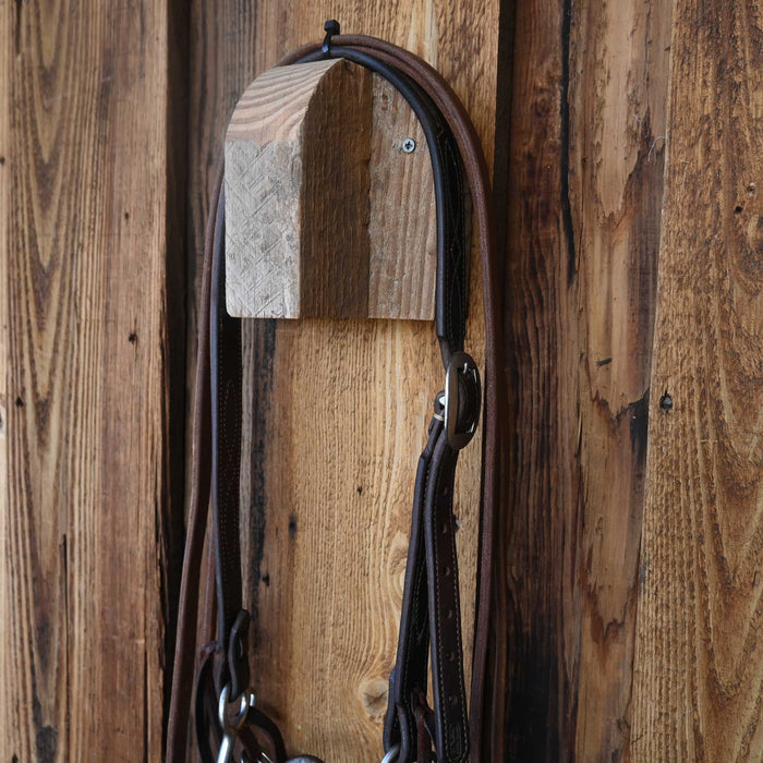Nickers Solid Port Bridle Rig w/Split Ear Headstall