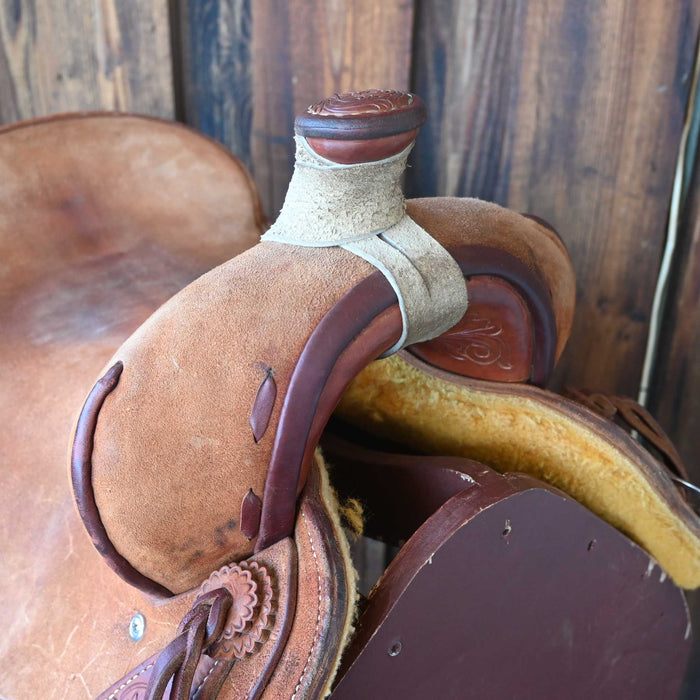 15.5" USED AUSTIN VALIMONT RANCH SADDLE Saddles - Used Austin Valimont