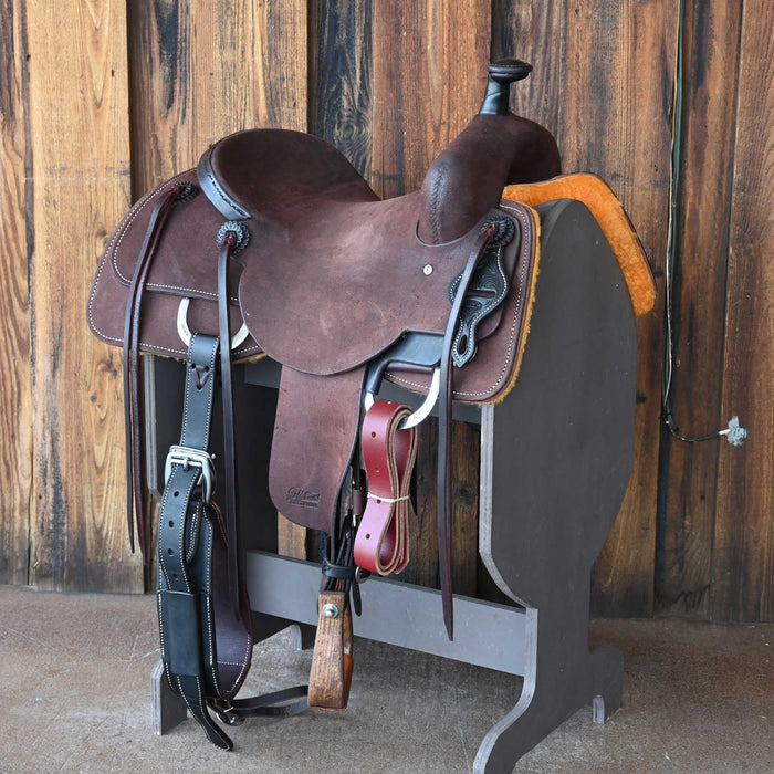 15" JEFF SMITH BUSTER WELCH RANCH CUTTING SADDLE