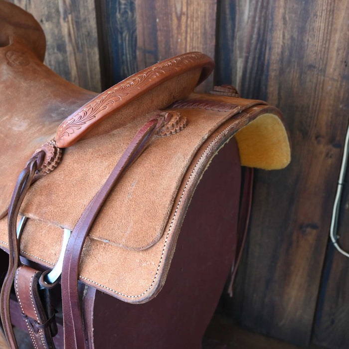15.5" USED AUSTIN VALIMONT RANCH SADDLE Saddles - Used Austin Valimont