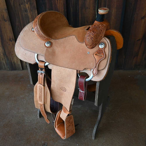 15" TESKEY'S TEAM ROPING SADDLE Saddles - New Teskey's Saddlery