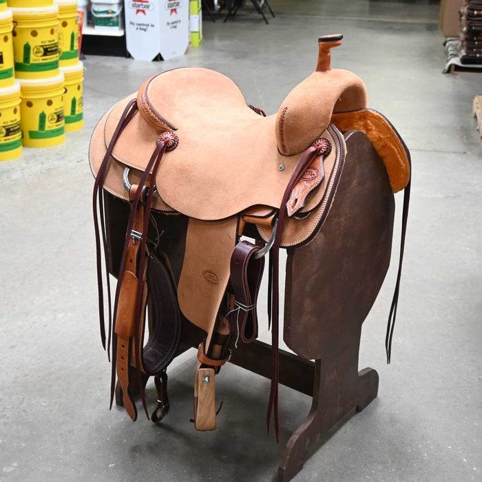 16" TESKEY'S PRO CUTTER RANCH CUTTER SADDLE