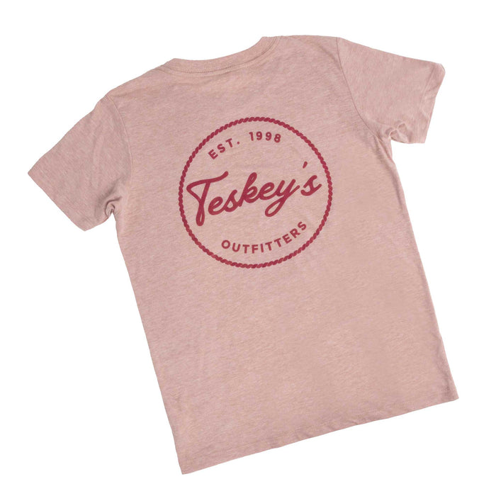 Teskey's Youth Outfitter Rope Circle Tee - Mauve