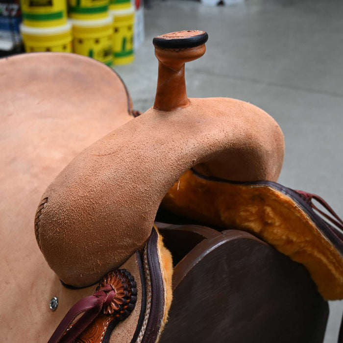 16" TESKEY'S PRO CUTTER RANCH CUTTER SADDLE