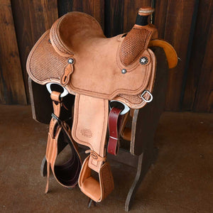 13.5" PATRICK SMITH ROPING SADDLE Saddles Teskey's Saddlery