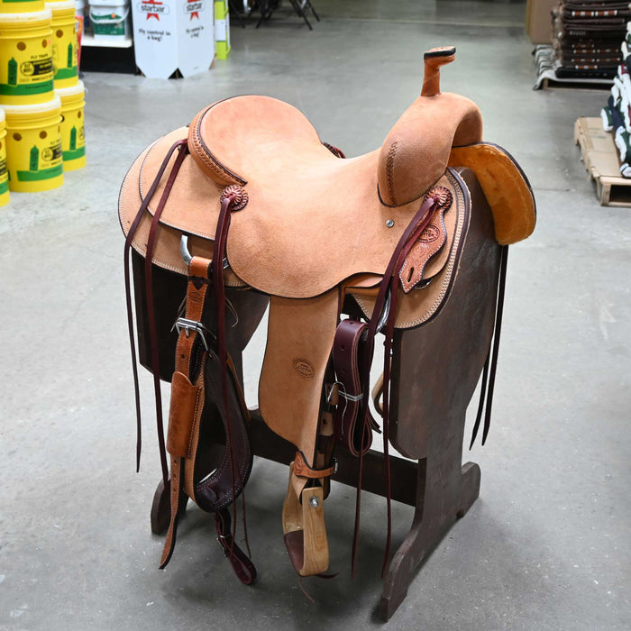 15.5" TESKEY'S PRO CUTTER RANCH CUTTER SADDLE