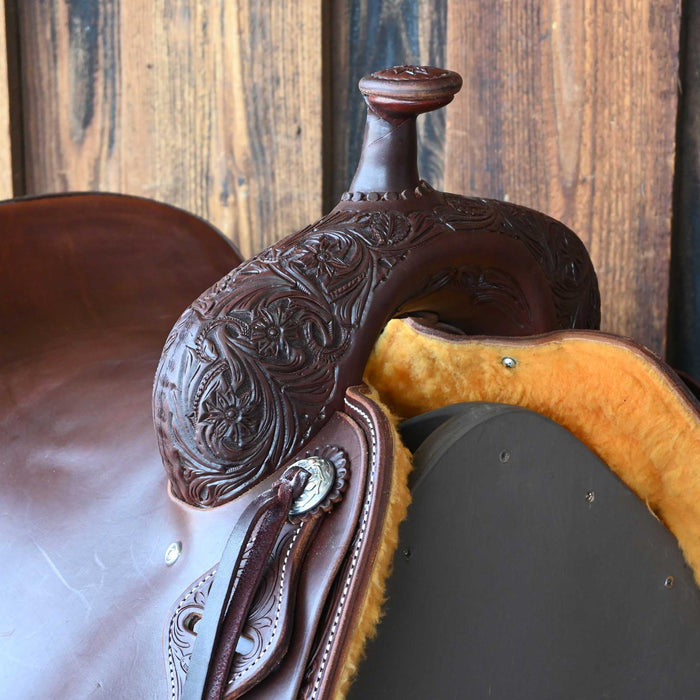 15.5" JEFF SMITH BUSTER WELCH RANCH CUTTING SADDLE