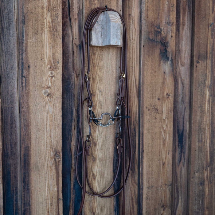 Twisted Square Port Bridle Rig w/All New Leather