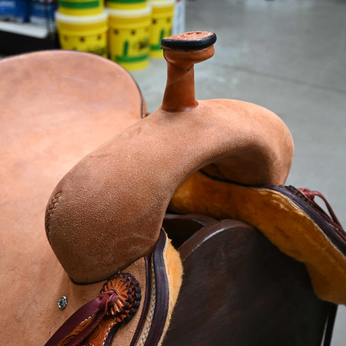 15.5" TESKEY'S PRO CUTTER RANCH CUTTER SADDLE