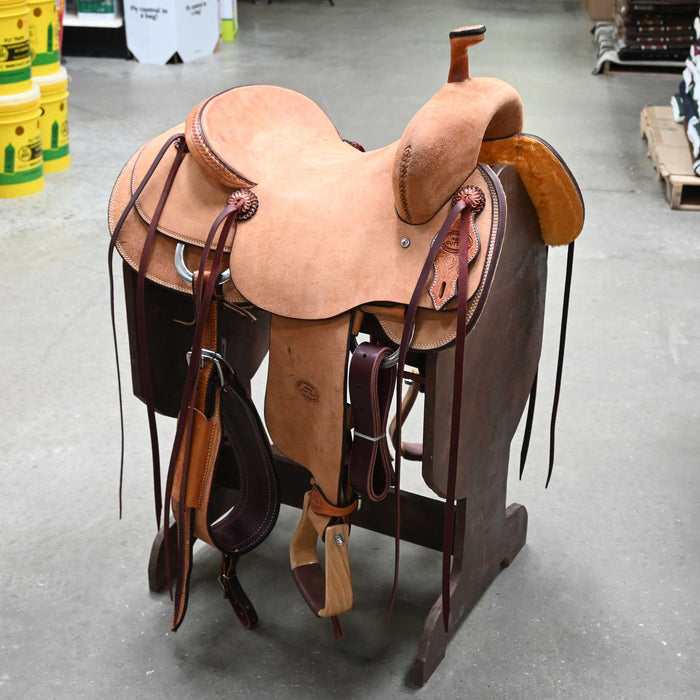 15" TESKEY'S PRO CUTTER RANCH CUTTER SADDLE