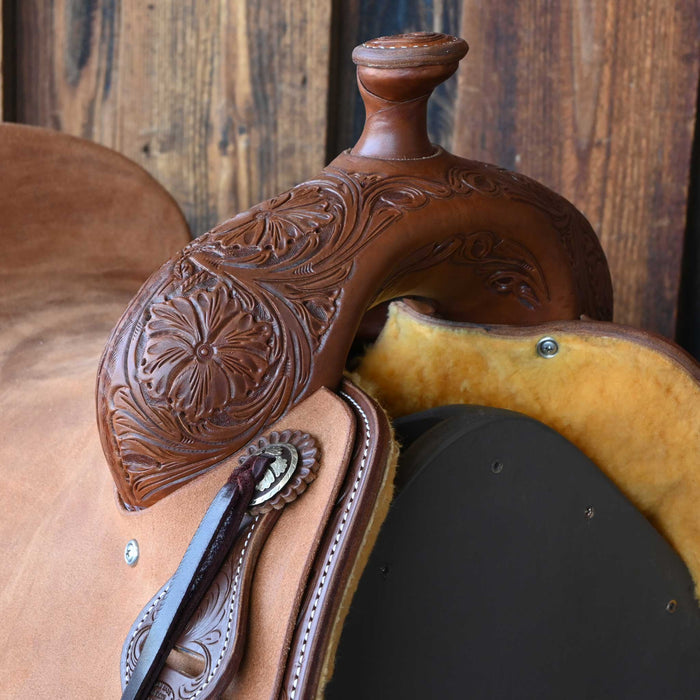 16.5" JEFF SMITH DONN LESON COW HORSE SADDLE
