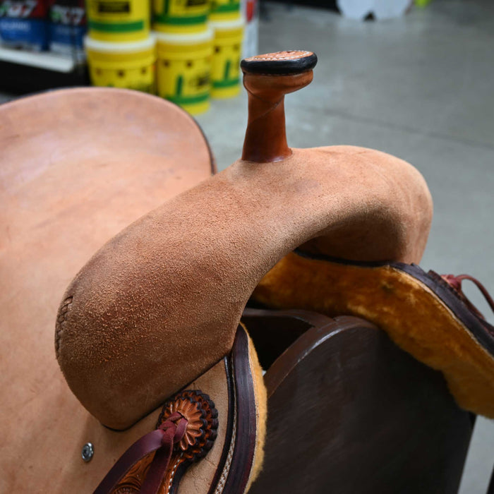 15" TESKEY'S PRO CUTTER RANCH CUTTER SADDLE