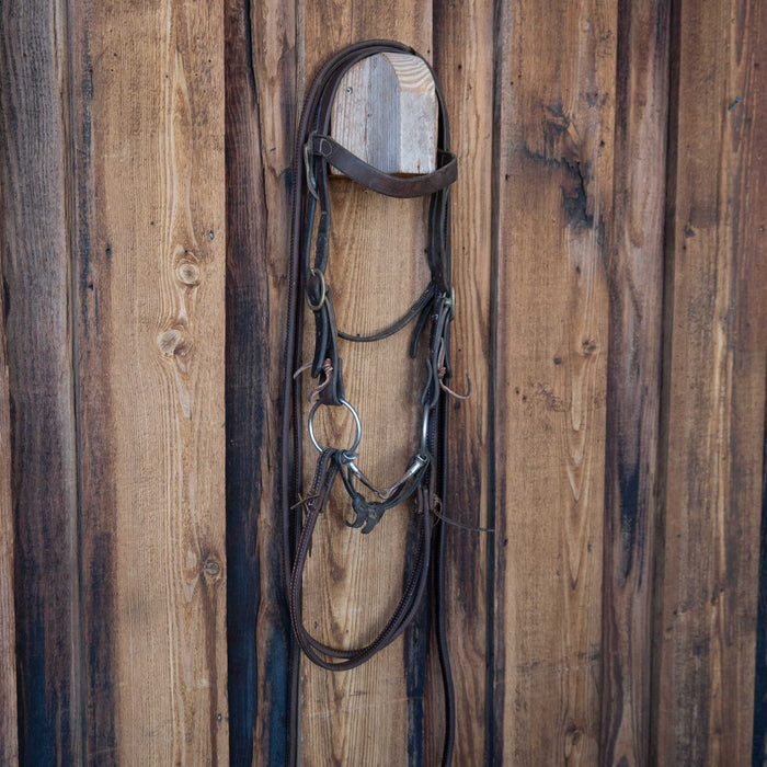 Jeremiah Watts O-Ring Snaffle Bridle Rig w/Browband Headstall