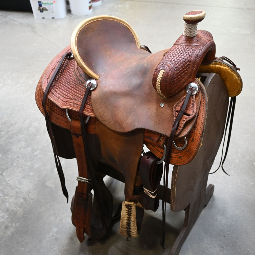 14" USED TESKEY'S RANCH ASSOCIATION SADDLE Saddles TESKEY'S SADDLERY LLC   