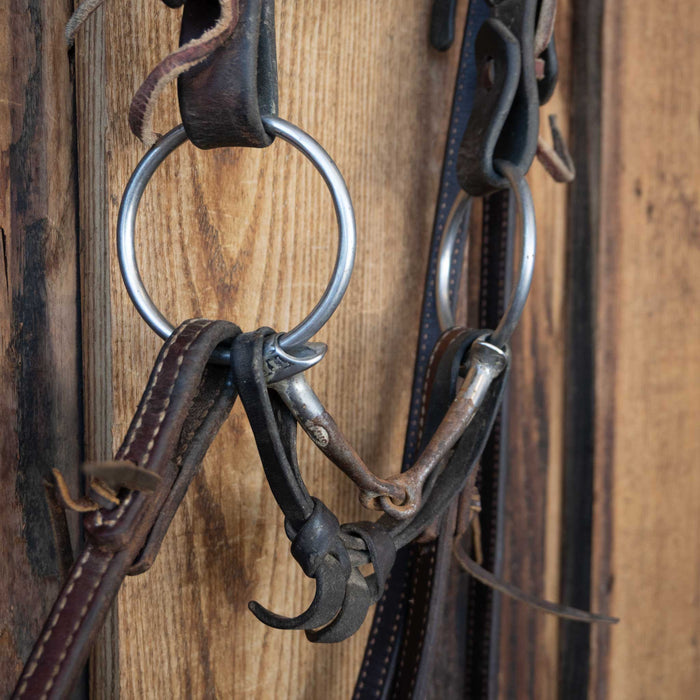 Jeremiah Watts O-Ring Snaffle Bridle Rig w/Browband Headstall