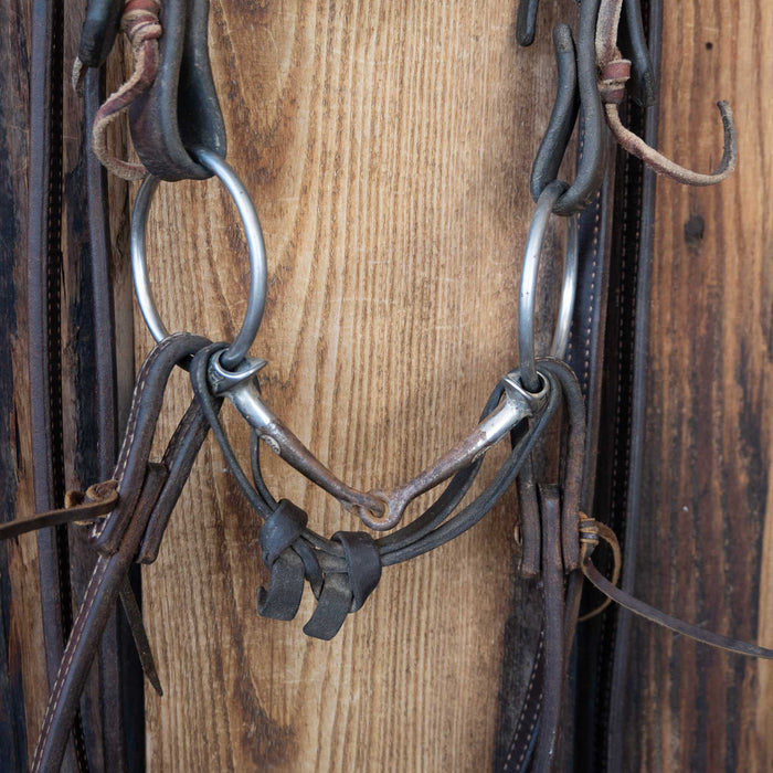 Jeremiah Watts O-Ring Snaffle Bridle Rig w/Browband Headstall