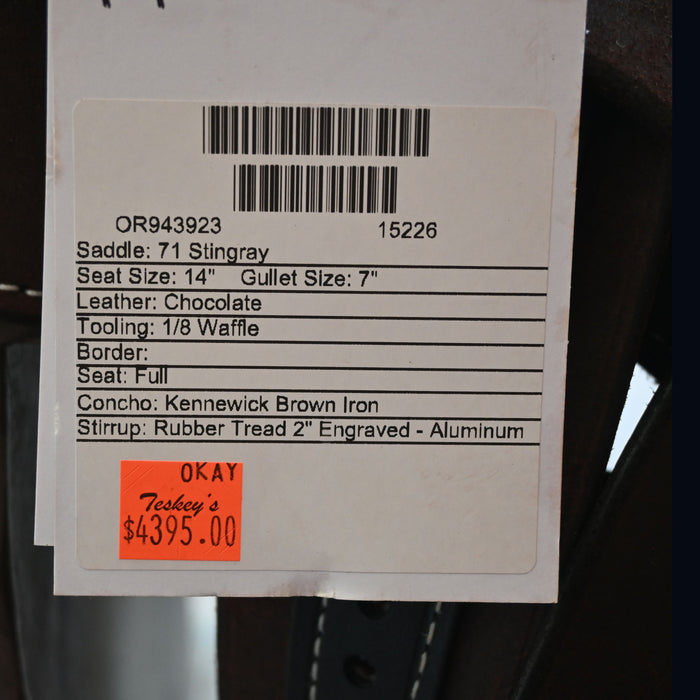 14" MARTIN STINGRAY BARREL SADDLE