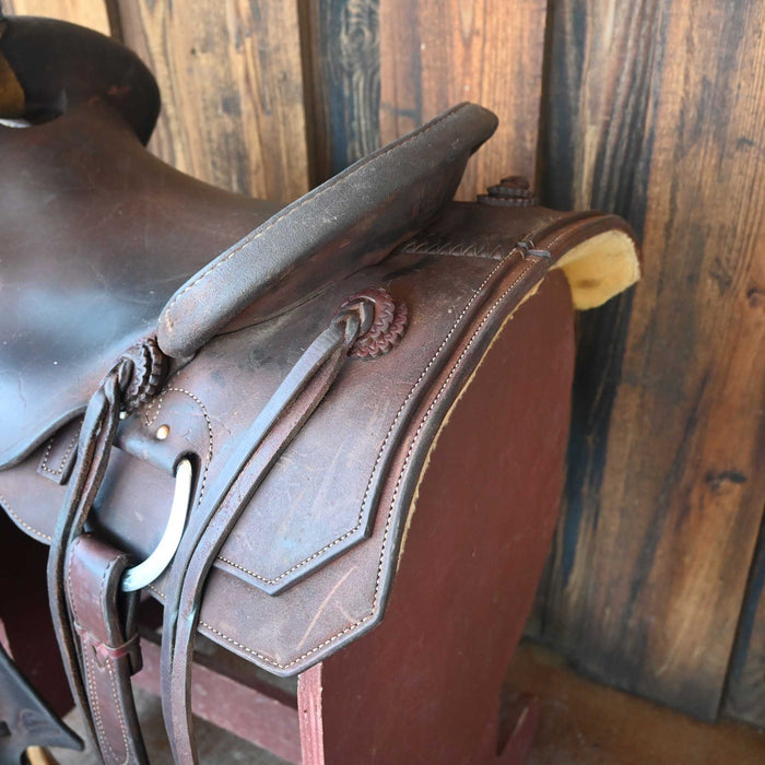 15.5" USED AUSTIN VALIMONT RANCH SADDLE Saddles - Used Austin Valimont