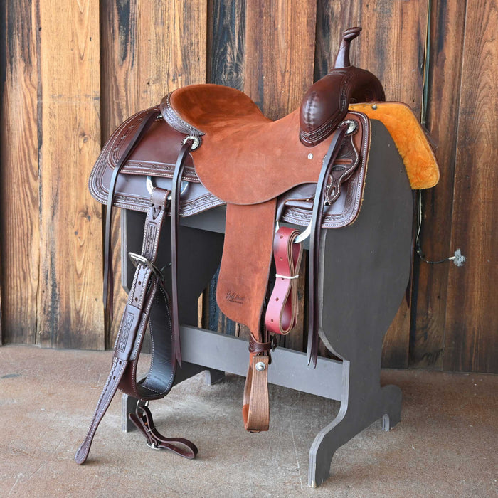 15.5" JEFF SMITH BEAU GALYEAN CUTTING SADDLE