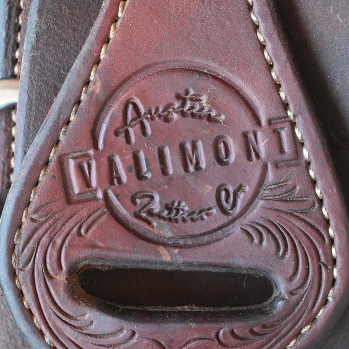 15.5" USED AUSTIN VALIMONT RANCH SADDLE Saddles - Used Austin Valimont