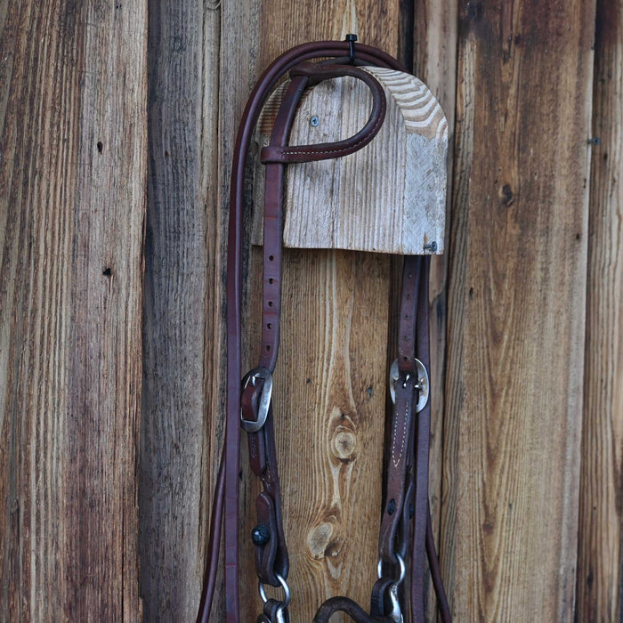 Red River Solid Port Bridle Rig w/Single Ear Headstall Tack - Rigs Red River