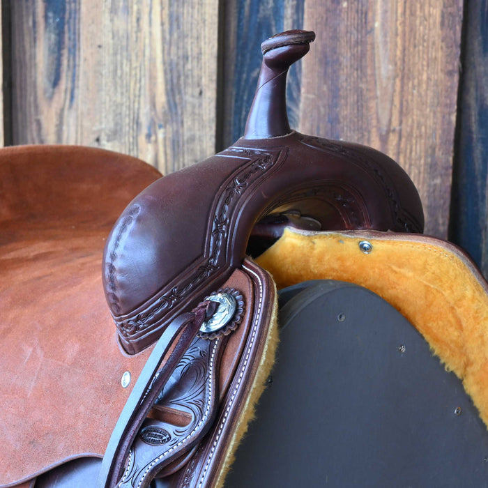 15.5" JEFF SMITH BEAU GALYEAN CUTTING SADDLE
