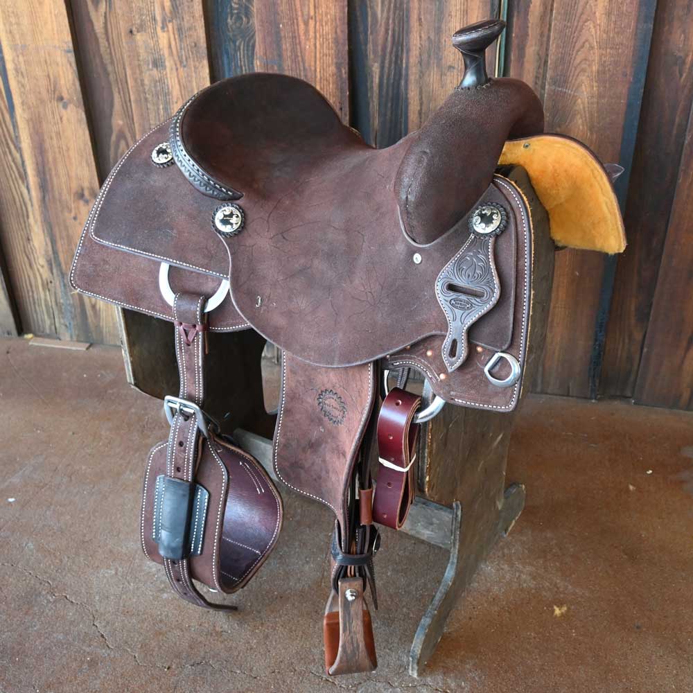 15.5" JEFF SMITH ROPING SADDLE Saddles Jeff Smith   