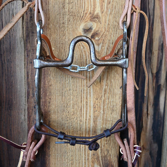 Cutrell Solid Port Bridle Rig w/Split Ear Headstall