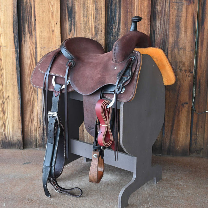 15" JEFF SMITH BUSTER WELCH RANCH CUTTING SADDLE