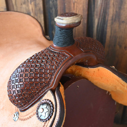 16.5" PATRICK SMITH TEAM ROPING SADDLE Saddles - New Patrick Smith