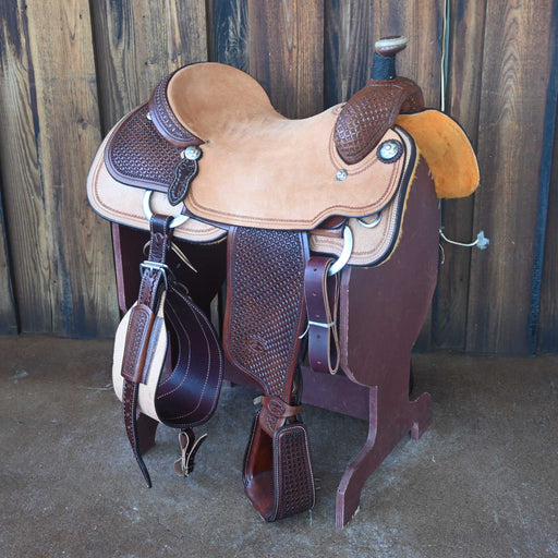 17" PATRICK SMITH TEAM ROPING SADDLE Saddles - New Patrick Smith