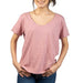 Dylan Ric Rac Soft Pink Tee WOMEN - Clothing - Tops - Short Sleeved Dylan