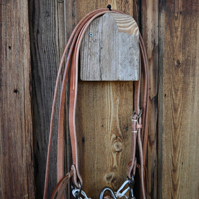 Cutrell Solid Port Bridle Rig w/Split Ear Headstall