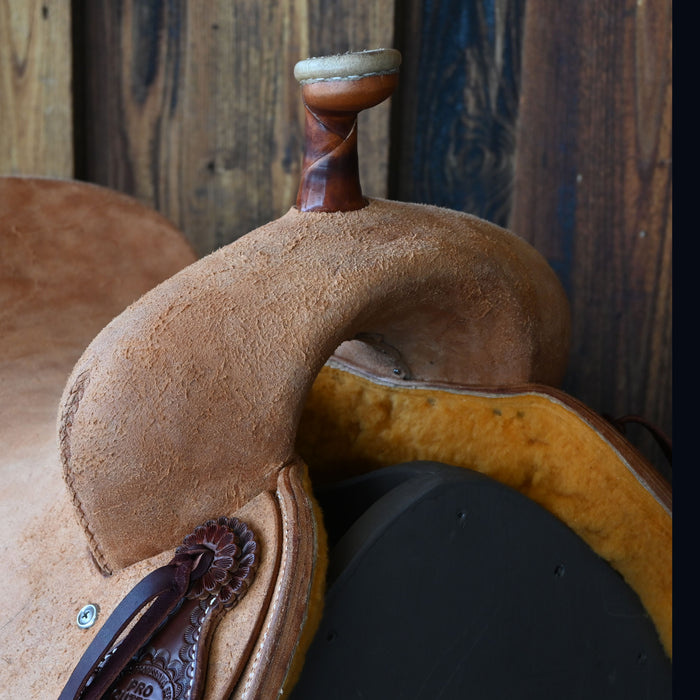 15" TESKEY'S PRO CUTTER RANCH CUTTER SADDLE