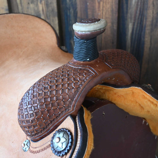 17" PATRICK SMITH TEAM ROPING SADDLE Saddles - New Patrick Smith