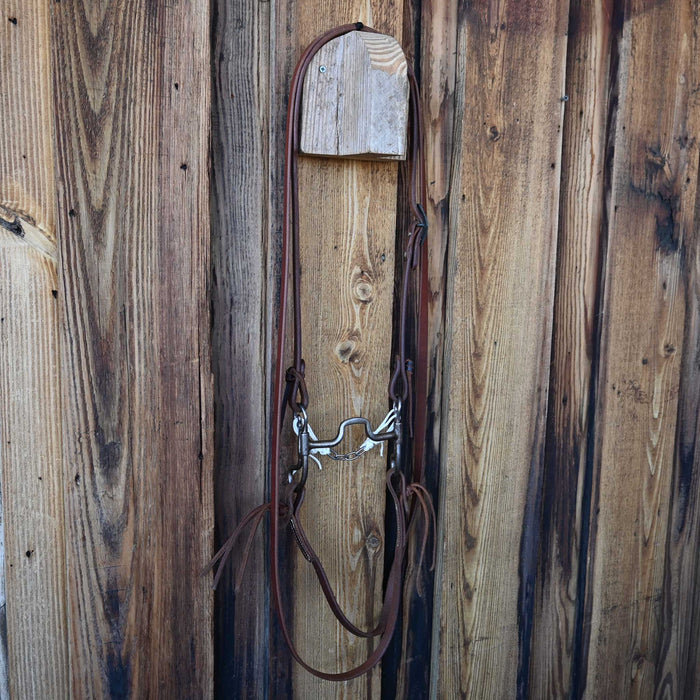 Professional's Choice Square Port Bridle Rig w/Split Ear Headstall