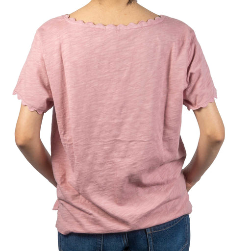 Dylan Ric Rac Soft Pink Tee WOMEN - Clothing - Tops - Short Sleeved Dylan