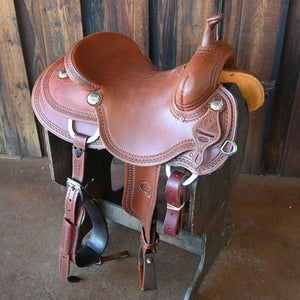 16" JEFF SMITH CUTTING SADDLE Saddles Jeff Smith   