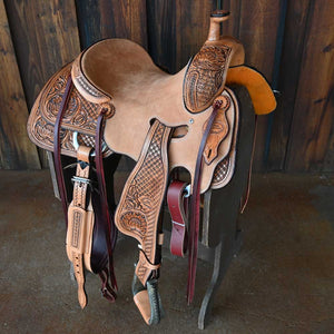 14.5" TESKEY'S PRO CUTTER RANCH CUTTER SADDLE