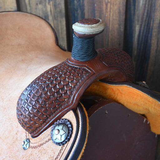 16.5" PATRICK SMITH TEAM ROPING SADDLE Saddles - New Patrick Smith