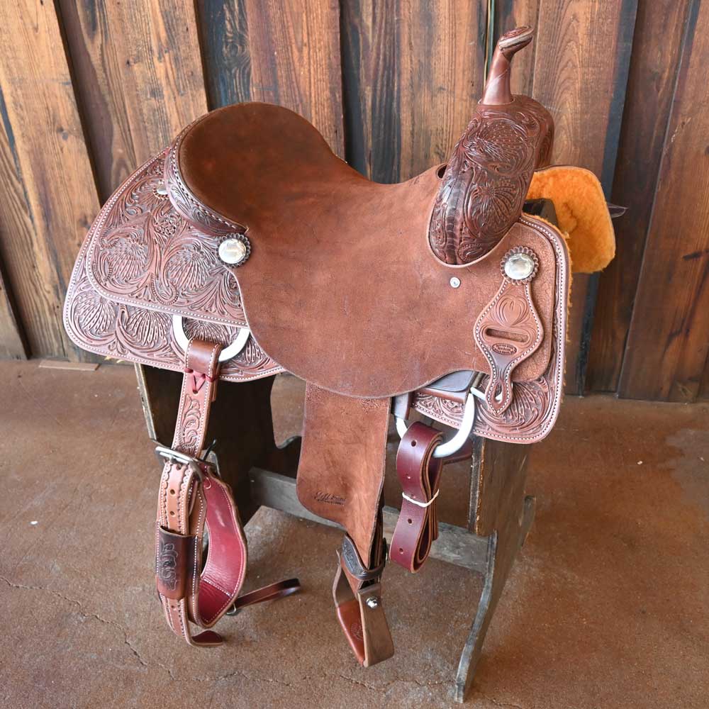 16" JEFF SMITH CUTTING SADDLE Saddles Jeff Smith   