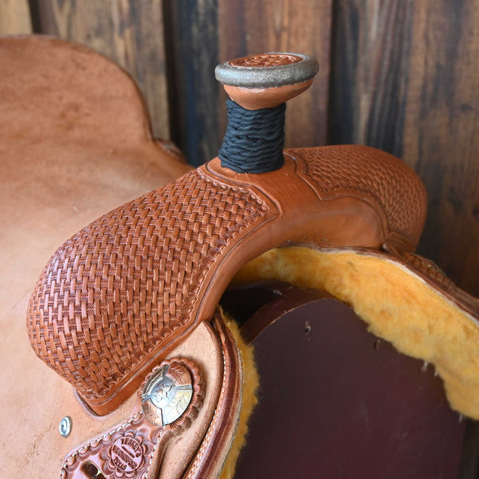 18" TESKEY'S TEAM ROPING SADDLE Saddles - New Teskey's Saddlery
