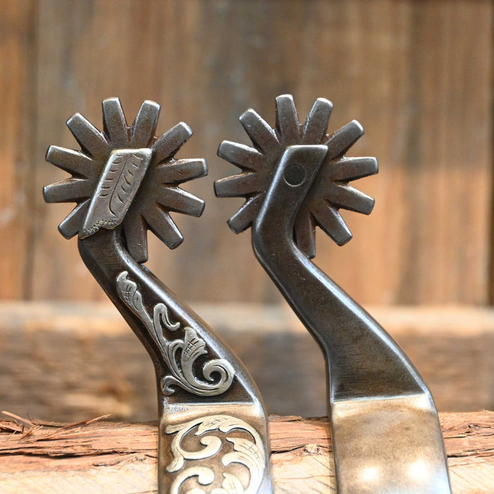 Kerry Kelley Silver Mounted 12pt. Spurs